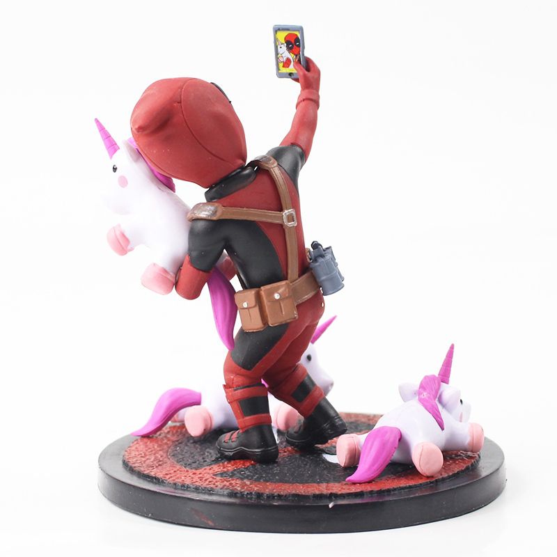 deadpool unicorn selfie