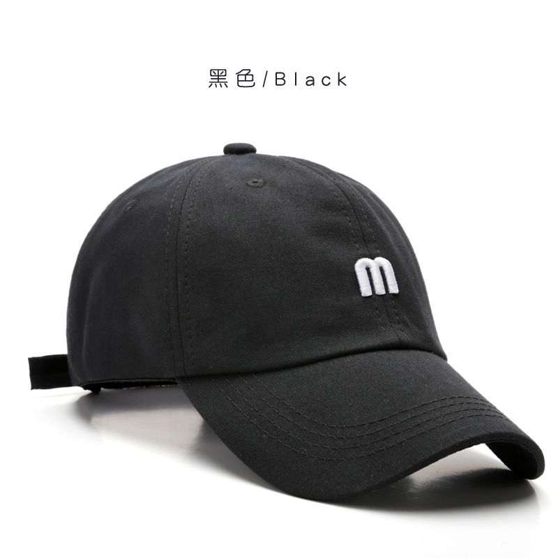 Men Baseball Caps Summer Unisex Solid Color Sun Visor Hip-Hop Cap Hat Women Adjustable Cotton Caps