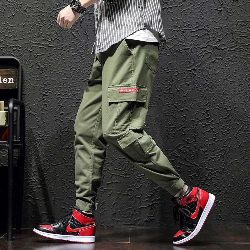 2020 Streetwear Cargo Pants Mens Sweatpants Male Tracksuit Bottoms Hip ...