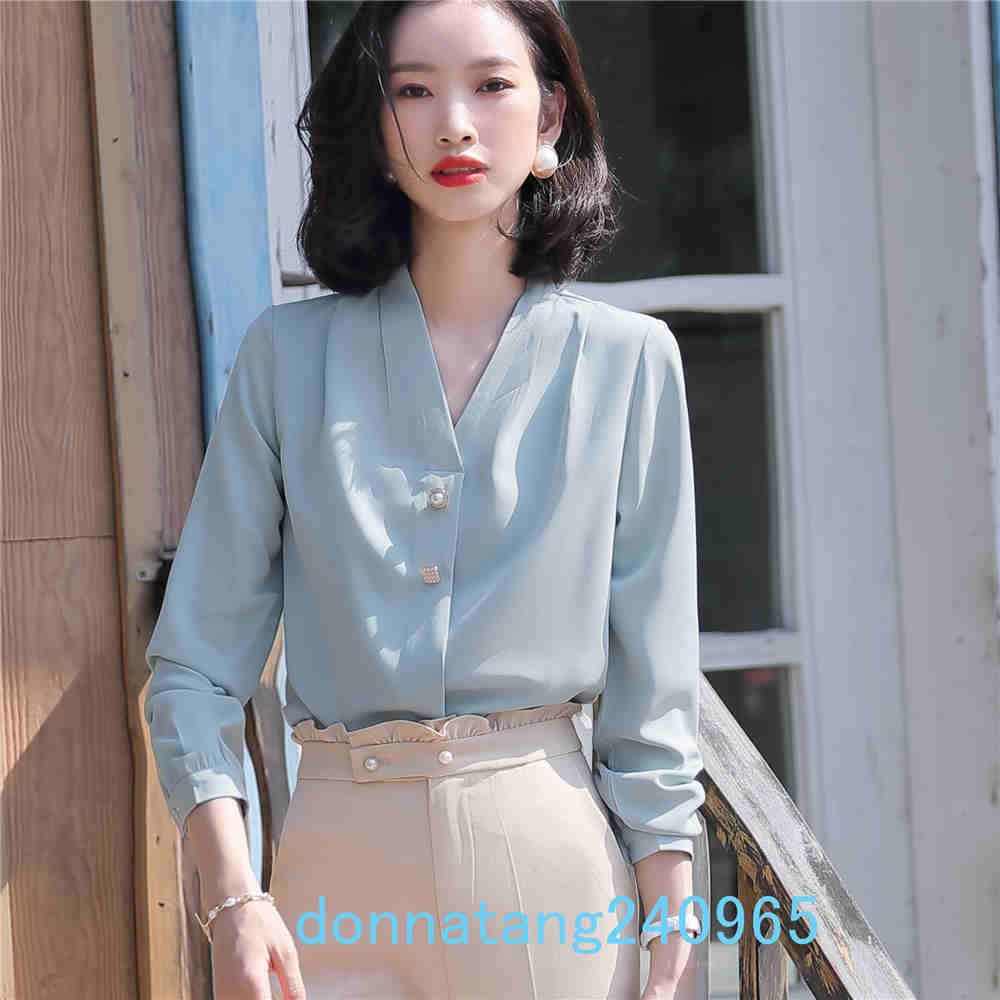 BS978 Fashion Women Work Blouses 