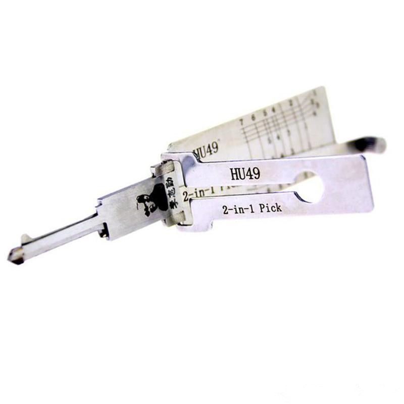 High Quality Hu49 Lishi Lock Pick Tool 2 In 1 Car Door Lock Pick