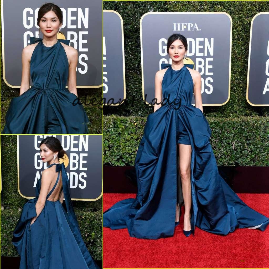 prom jumpsuit with overskirt