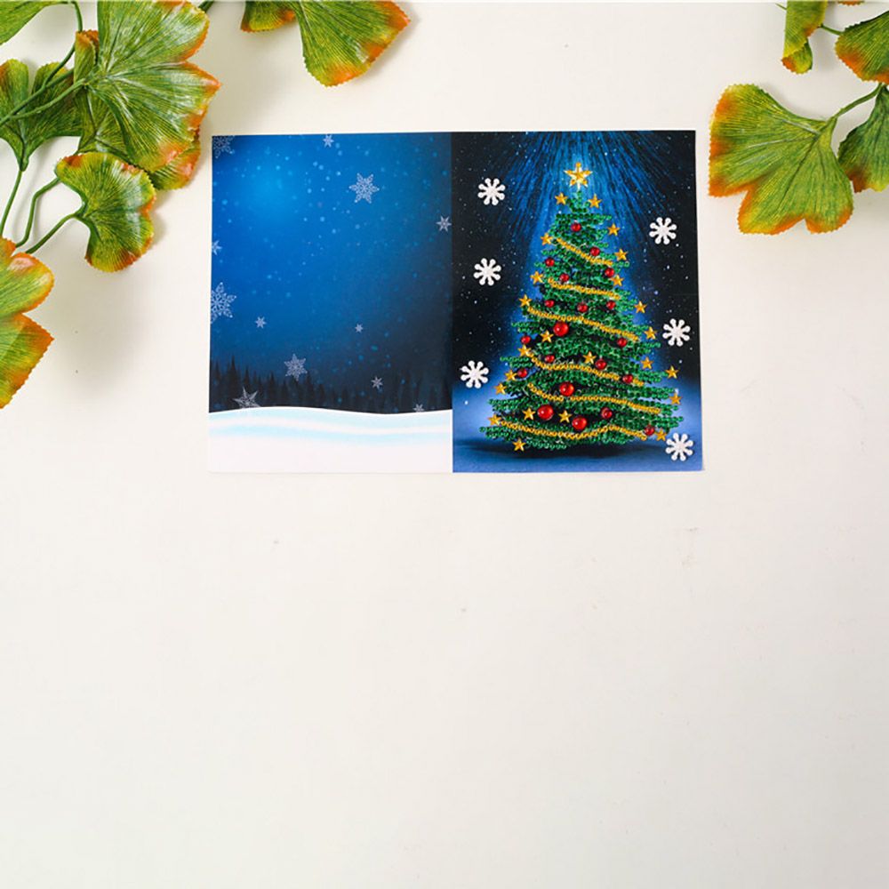 2020 5d Diy Diamond Painting Cards Christmas Greeting Cards Santa Claus Xmas Postcards Craft Gift For Kids Christmas Decoration From Zehanhome 18 16 Dhgate Com