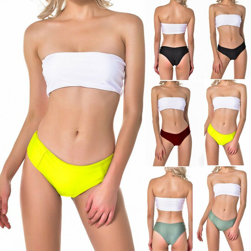 black tube top swimsuit