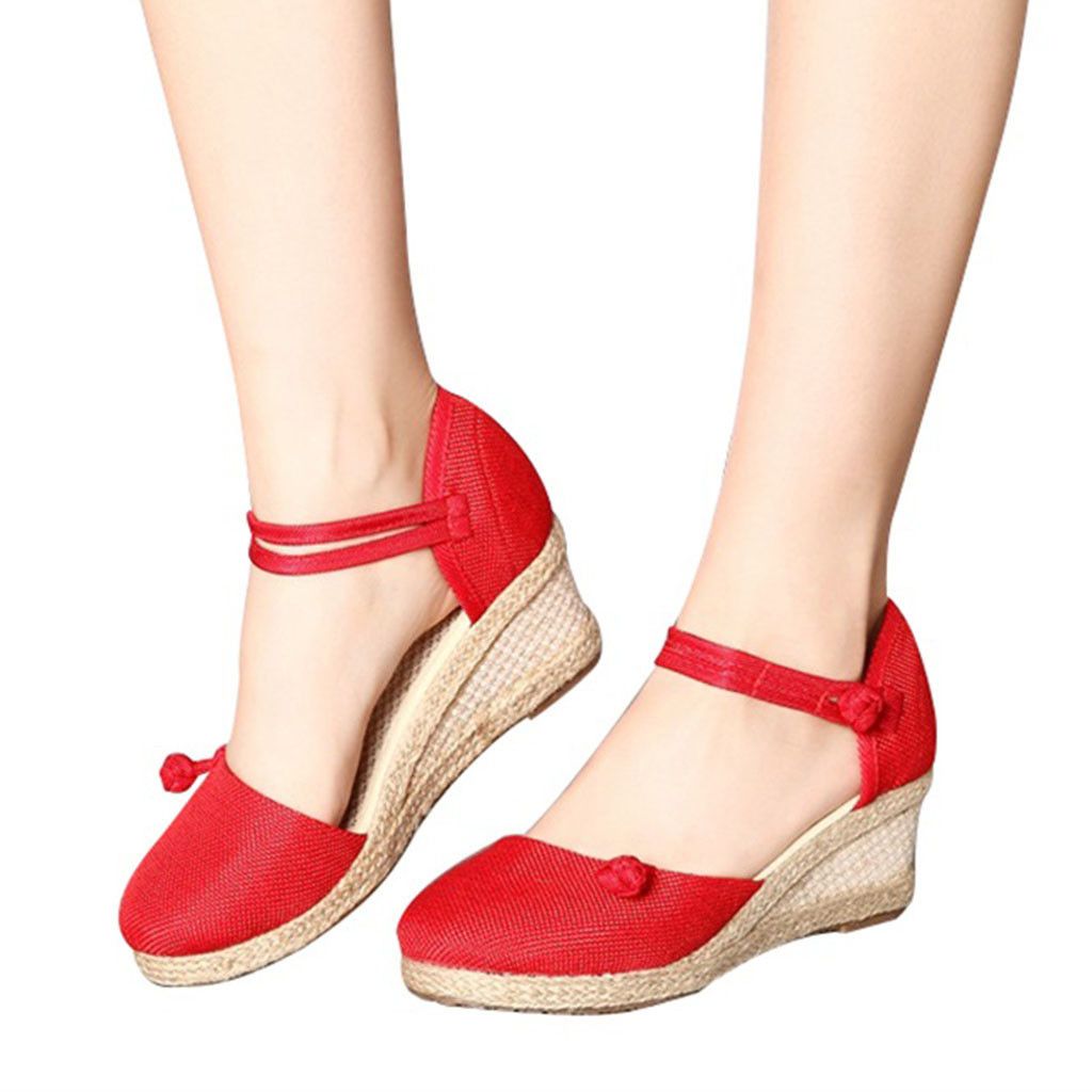 medium heel wedge sandals