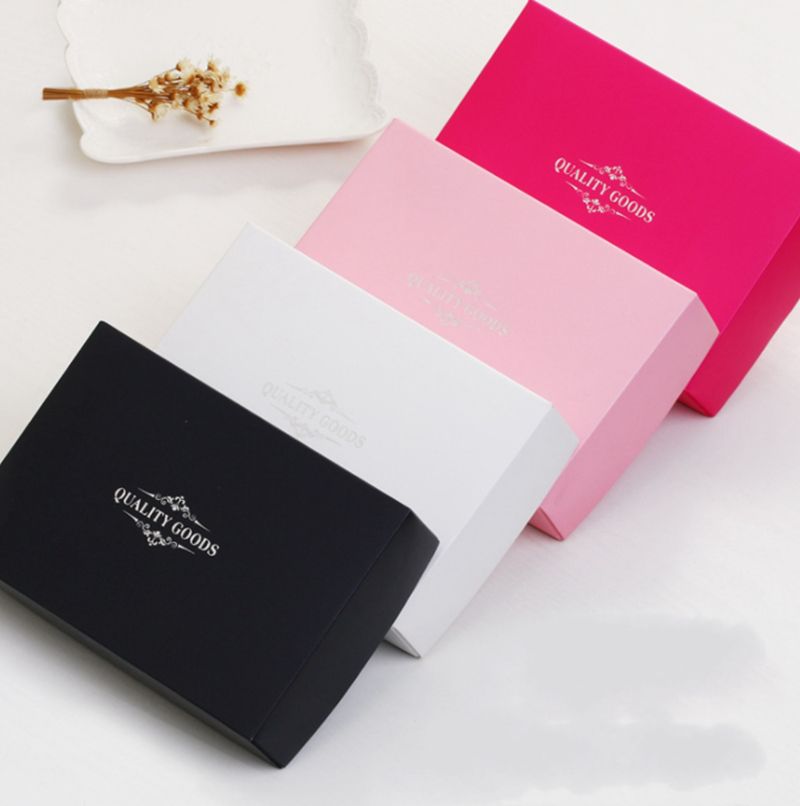 Cajas de cartón de caja de embalaje de regalo para calcetines Caja de papel de