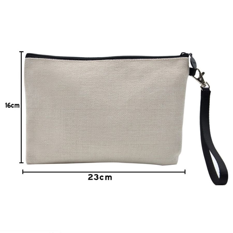 linen cosmetic bolsa