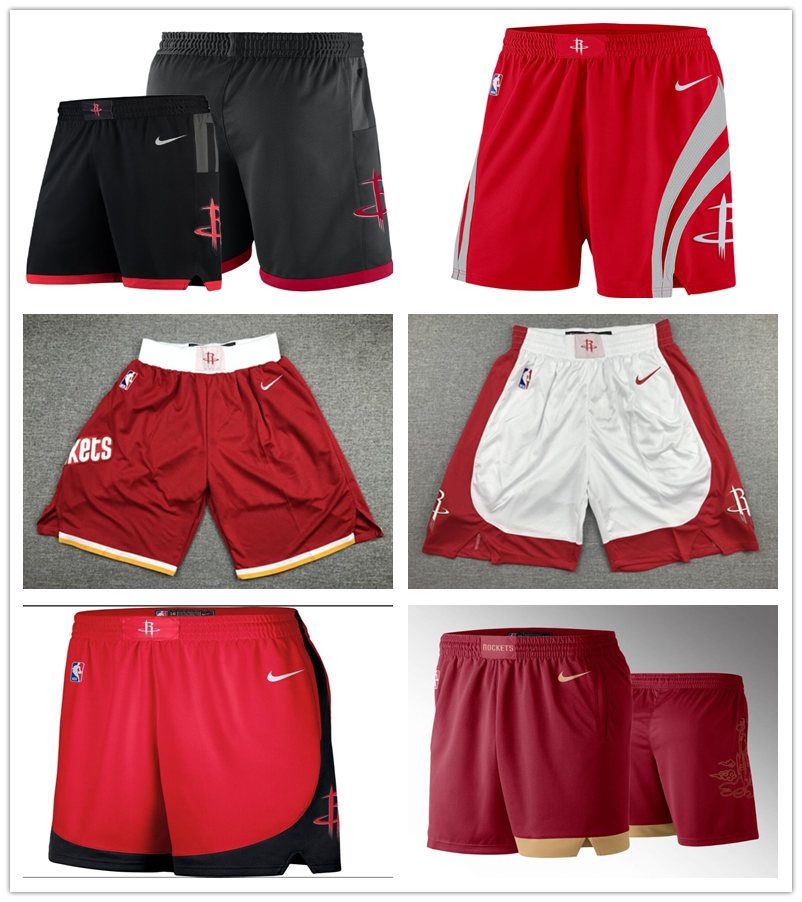 houston rockets black shorts