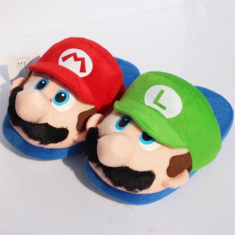 Compra Super Mario Bros Mario Felpa Zapatilla De Inicio Caliente Del  Invierno Cubierta De Pelo Para El Adulto 27cm 5 Pares De Envío Barato |  Entrega Rápida Y Calidad | Es.Dhgate