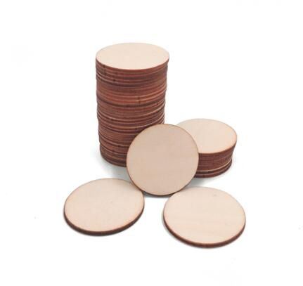 Slice Round Shape Hanging Pendant Wood DIY Craft Wooden Ornament Wood Piece