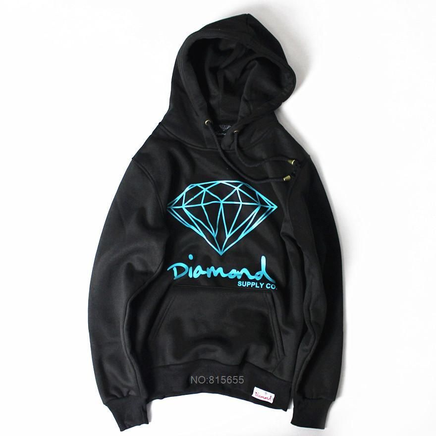 diamond black hoodie