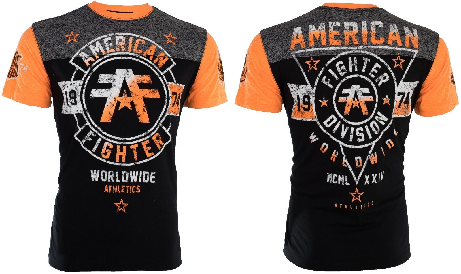 Mens T Shirt American Fighter Mens S/S 