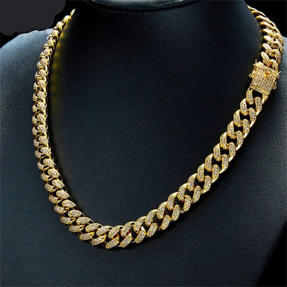 gold necklace big