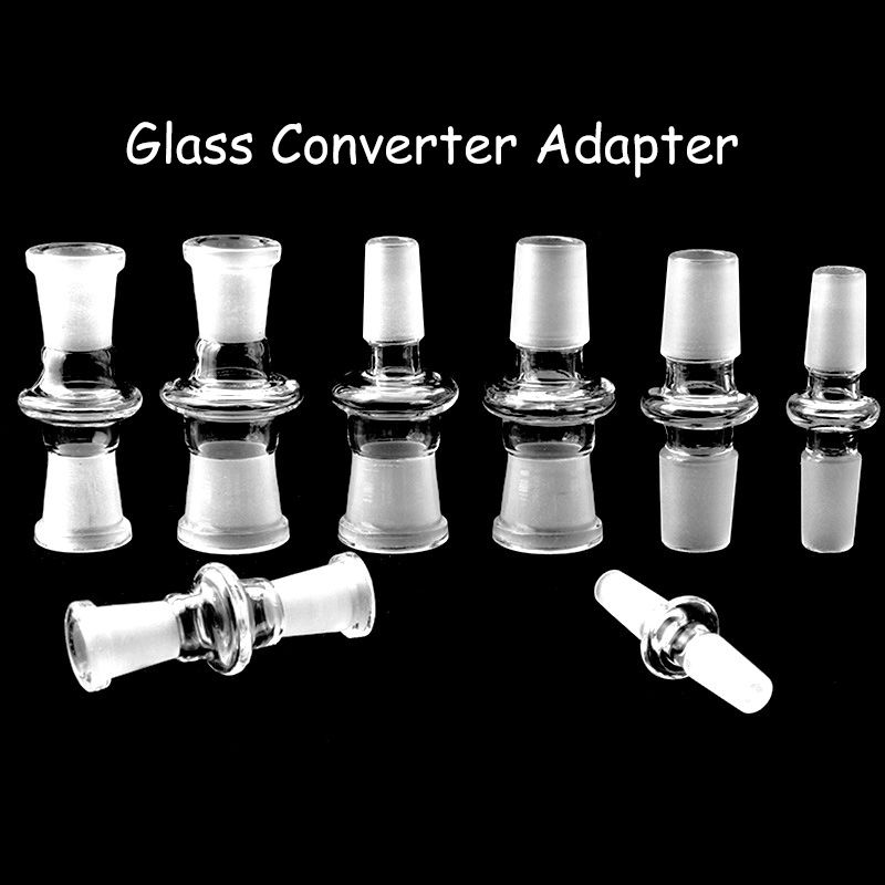 Wholesale BRAND 10 Styles Glass Adapter Male Female Joints 14.4mm To 18