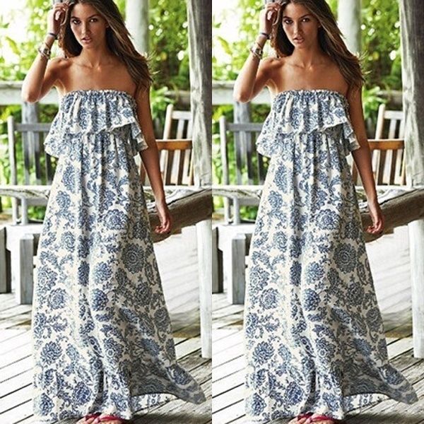 bandeau beach dresses