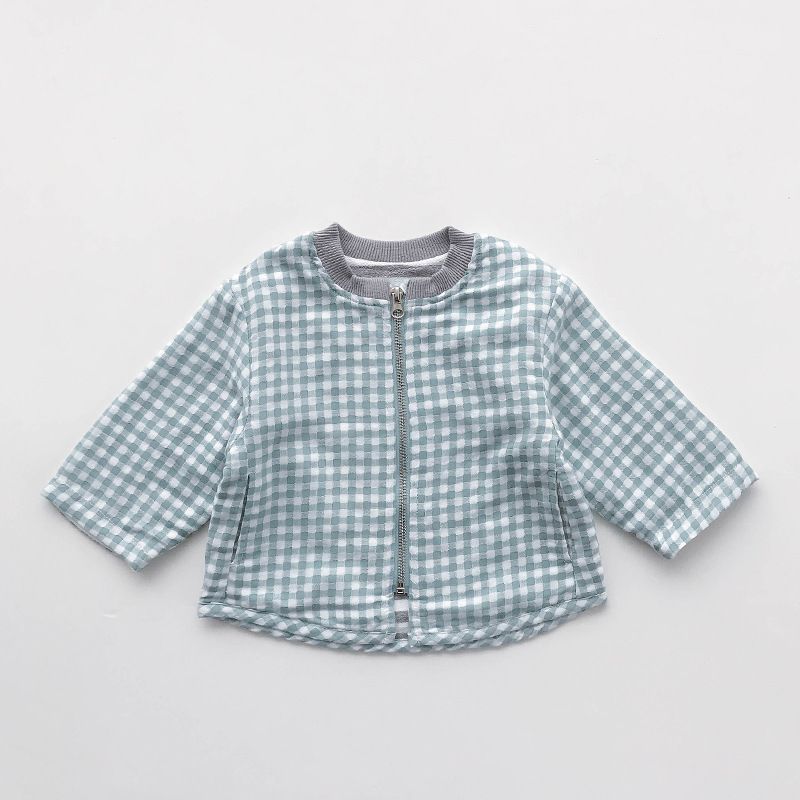 baby plaid jacket