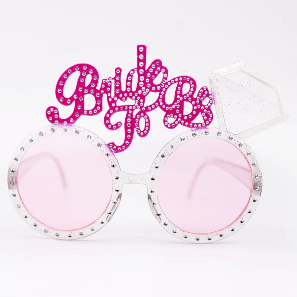 HEN PARTY BRIDE TO BE GLASSES NIGHT NOVELTY BLING BRIDE TO BE PARTY 