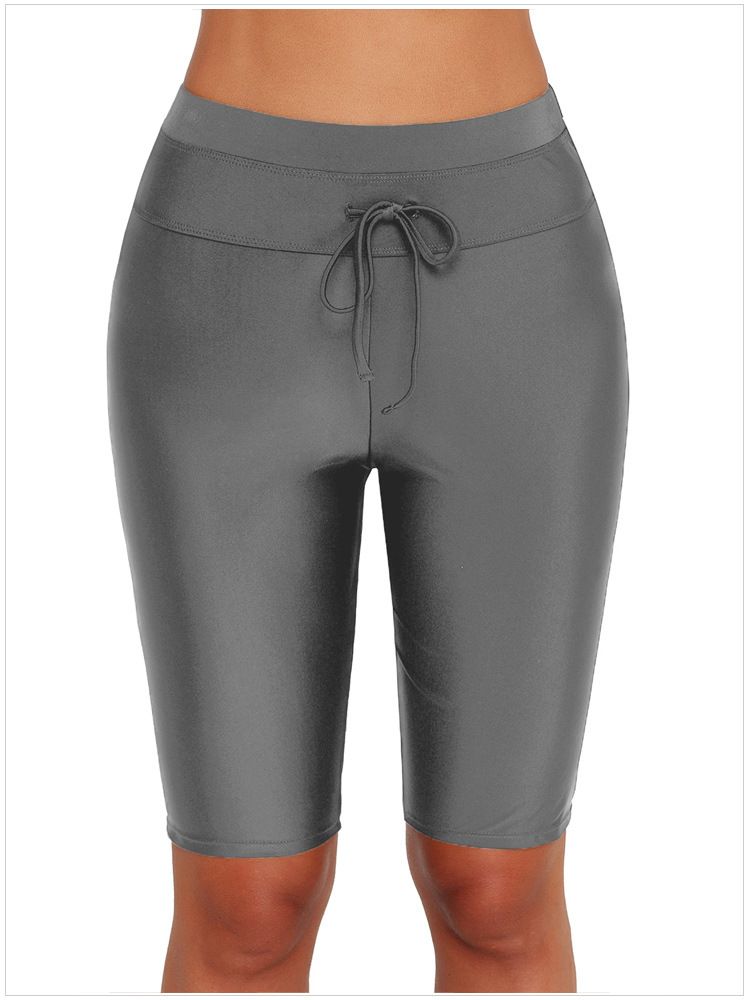 long swim trunks for women