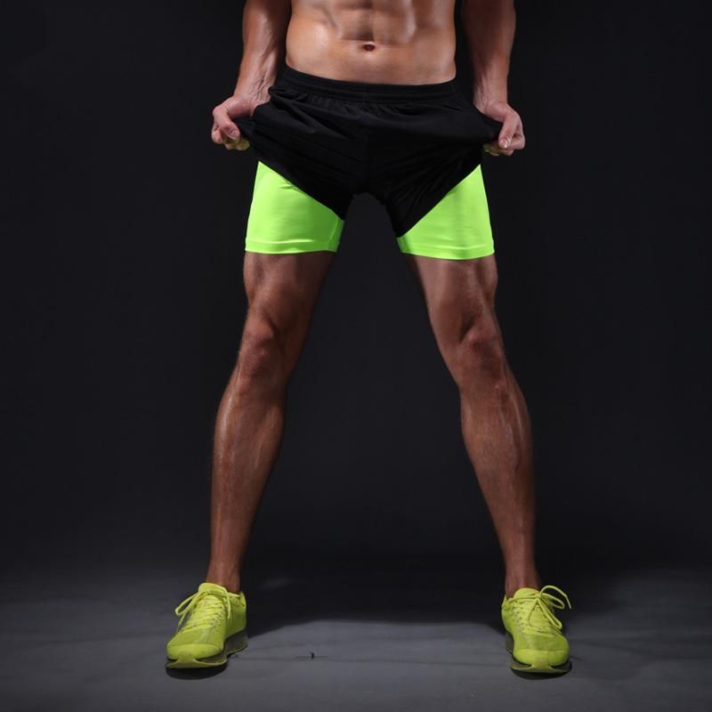 mens gym compression shorts