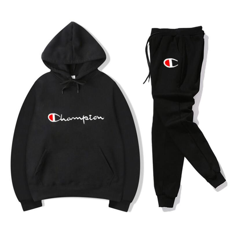black and white champion outfit