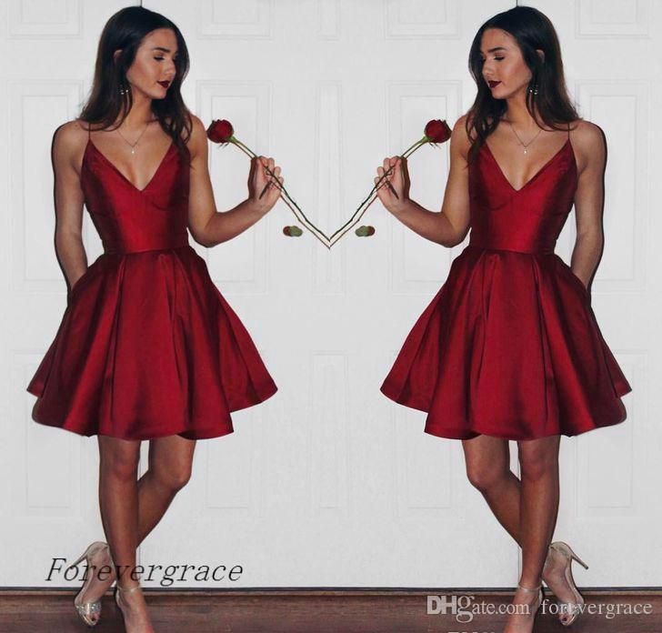 ruby red formal dress