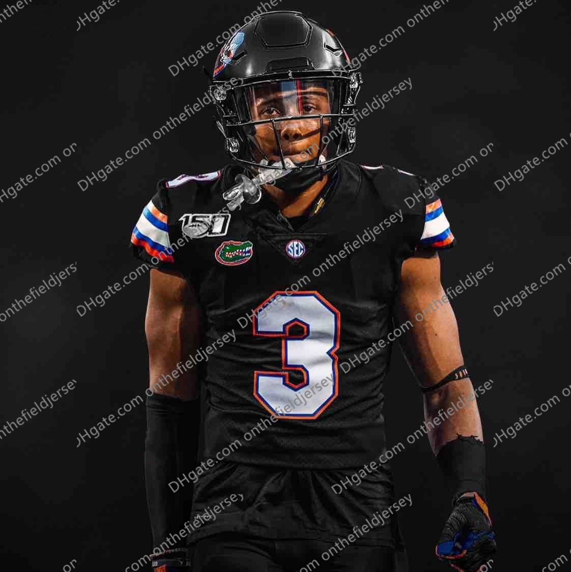 Black florida gators football jersey Clearance
