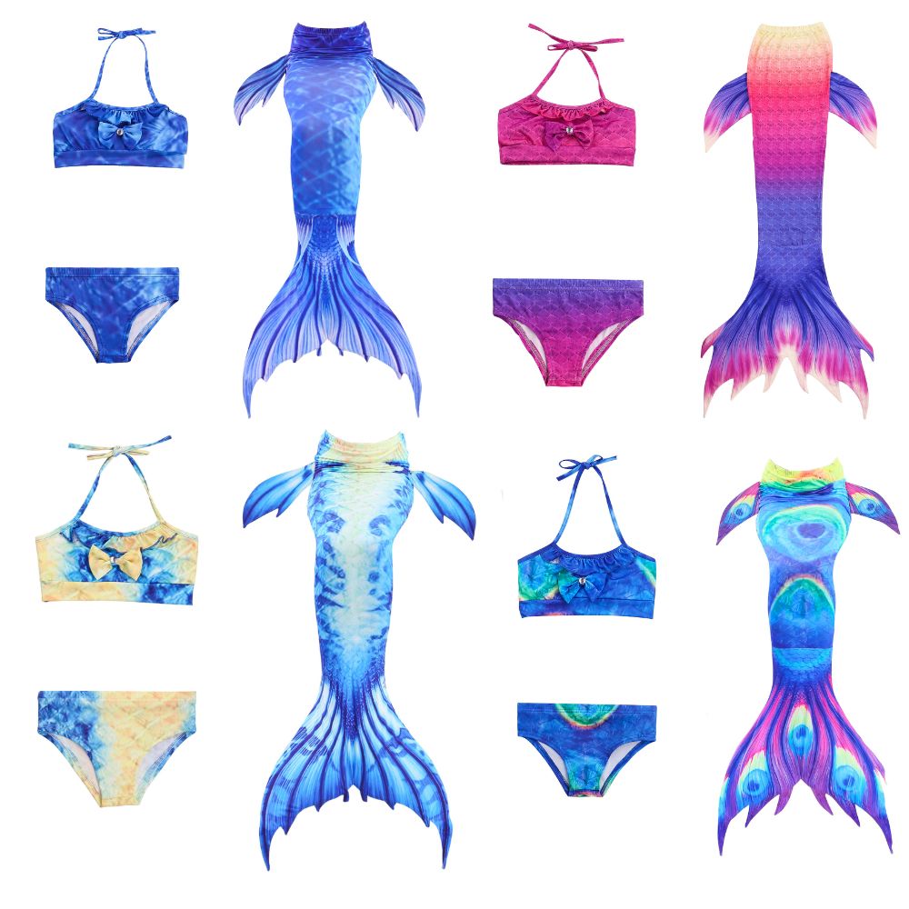 swimming costume mermaid tail