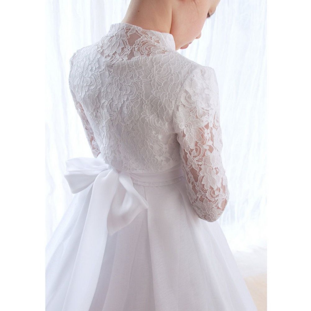 Chaleco blanco Vestidos de niña de las flores de encaje Para bodas Flores hechas a mano Chaleco blanco Vestidos de niña de las flores de encaje Para bodas Flores hechas a mano