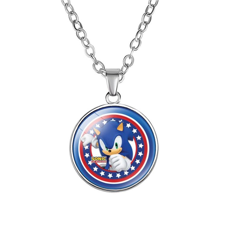 8 Style New Fashion Game Anime Cartoon Sonic The Hedgehog Pendant