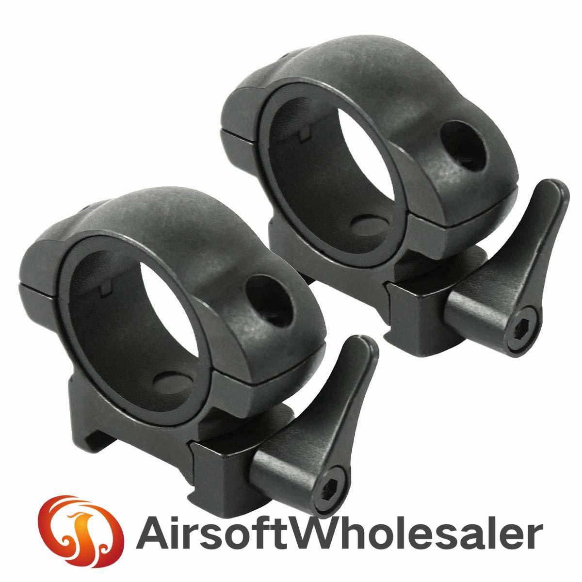 Of Two Steel Qd Rifle Scope Rings With Picatinny Weaver Scope Mount Low Profile 30mm And 1 Inch Scope Diameter From Airsoftwholesaler 14 56 Dhgate Com