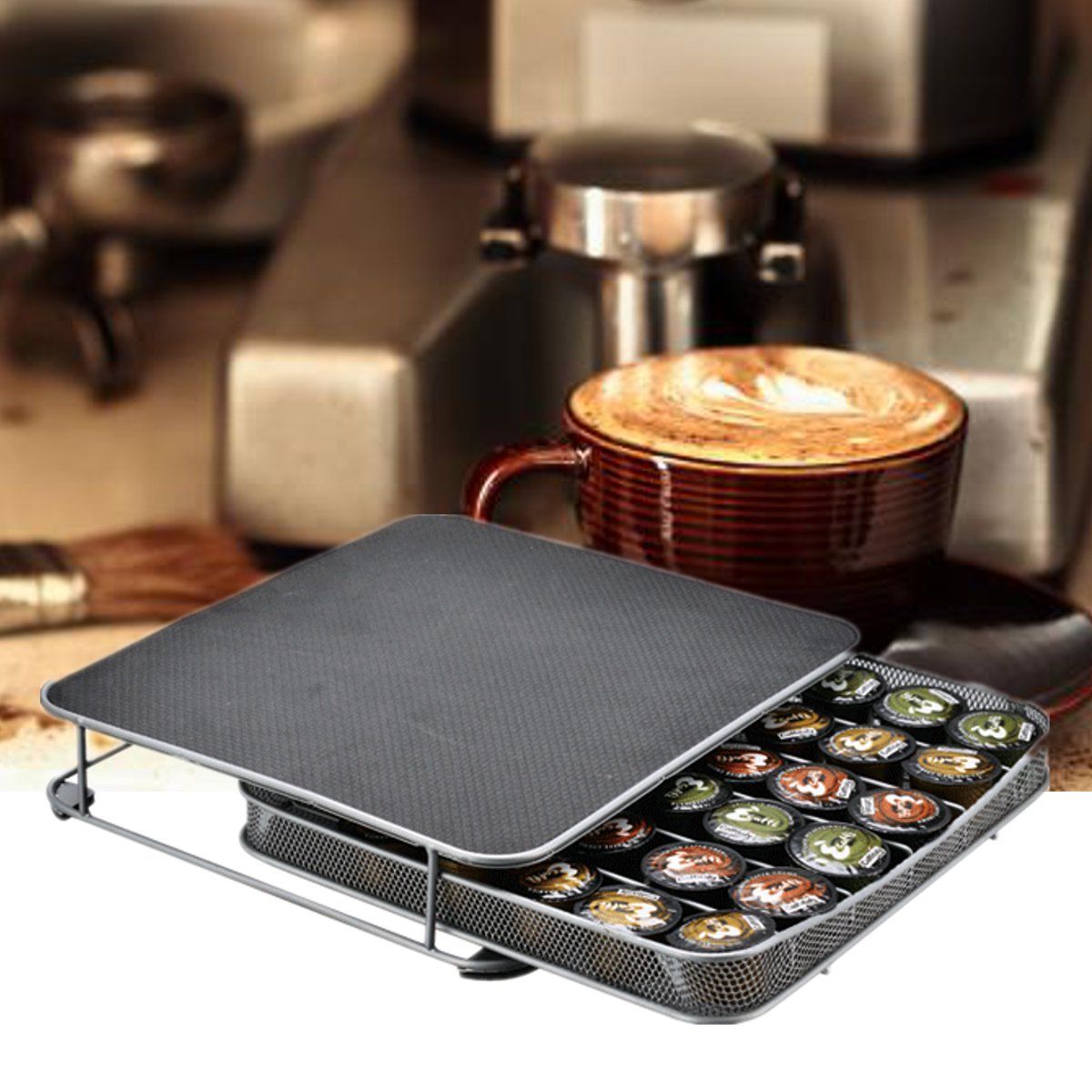 Compra 36 Cápsulas De Café Nespresso De Almacenamiento En Rack Dispensador  Organizador Soporte De Máquina Coffeeware Accesorios De Cocina Home Office  Barista Barato | Entrega Rápida Y Calidad | Es.Dhgate