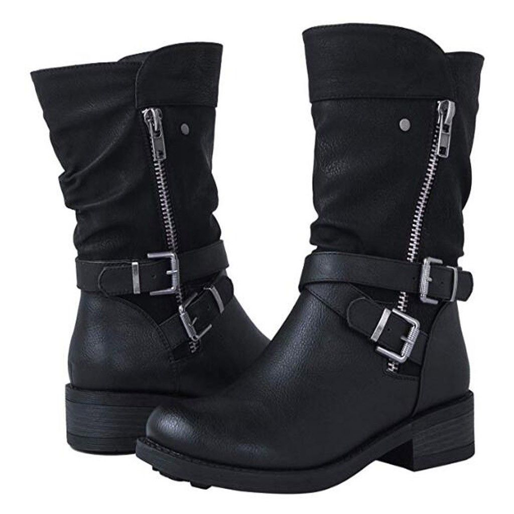 Womens vintage motorcycle boots
