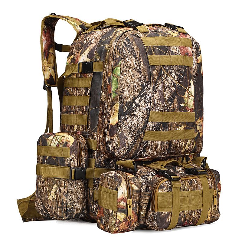 JLCS Bolsa De Alpinismo Mochila De Camuflaje para Camping De Alta Capacidad Al Aire Libre De 70 L Senderismo Monta/ñismo Tienda De Viaje Bolsas Duraderas/ / / 3C/ Camuflaje/ Verde