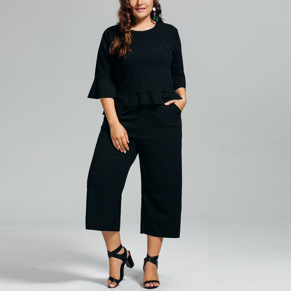 plus size capri sets cheap