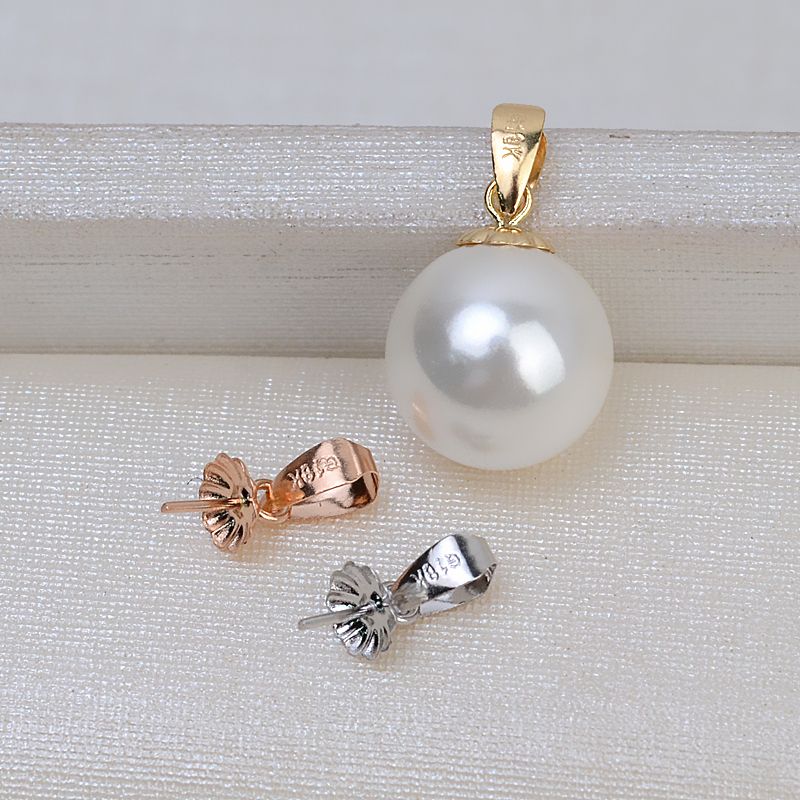18k Gold Pearl Pendant Settings AU750 
