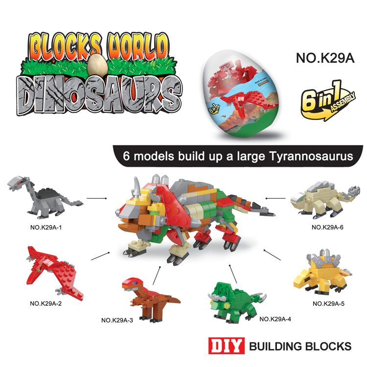 dinosaur building set