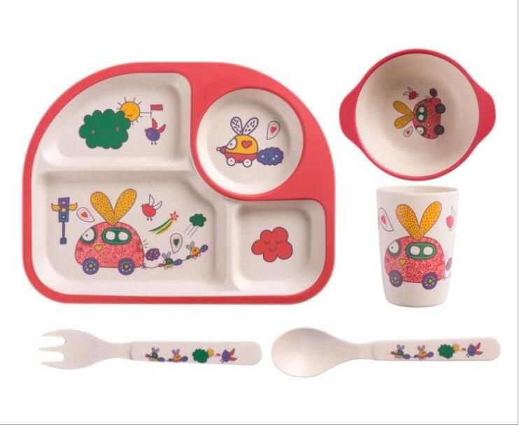 Bamboo Fiber Childrens Meal Prep Containers Cartoon Dishes Sets Devided Dinner Plates Dinnerware Sets Cheap Christmas Dinnerware Sets Cheap Cute Dinnerware Sets From Soldworld 494 23 Dhgate Com