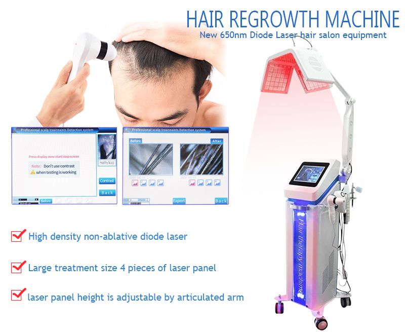 Diode Laser Hair Growth Machine /Newest Good Quality Diode Laser Hair