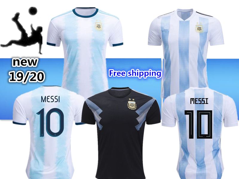 2019 De Fútbol Argentina Camiseta De Fútbol Cop America Argentina MESSI Camiseta De Futbol DYBALA DI MARIA AGUERO Maillot Foot Por Mx2018jersey, 17,17 € | DHgate