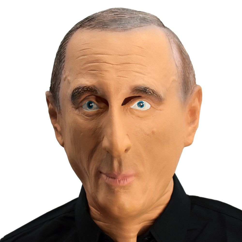 Adult Male Human Realistic Putin Mask Halloween Overhead Face Latex Costume
