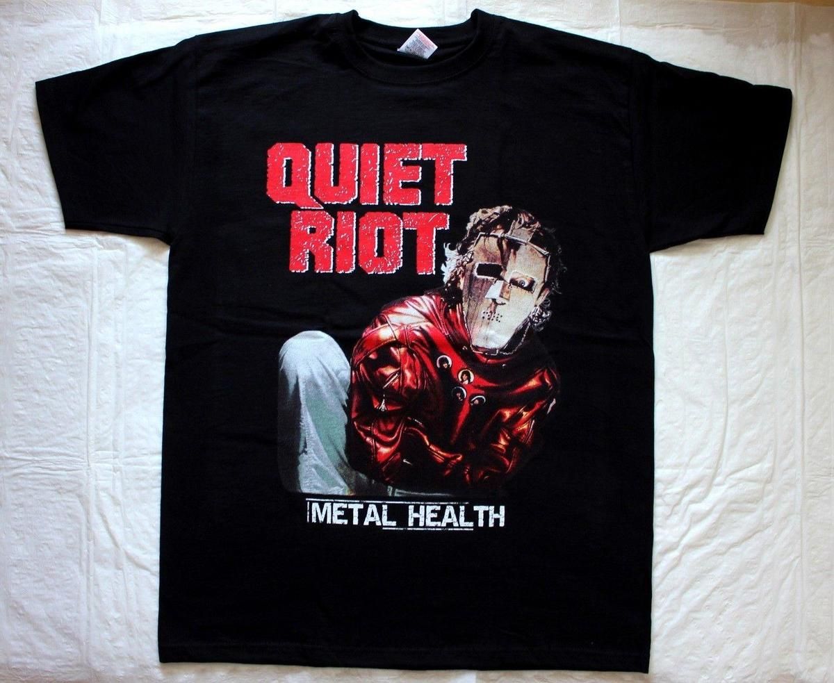 Logotipo oficialmente licenciado Quiet Riot Para hombres Camiseta Tallas S-XXL