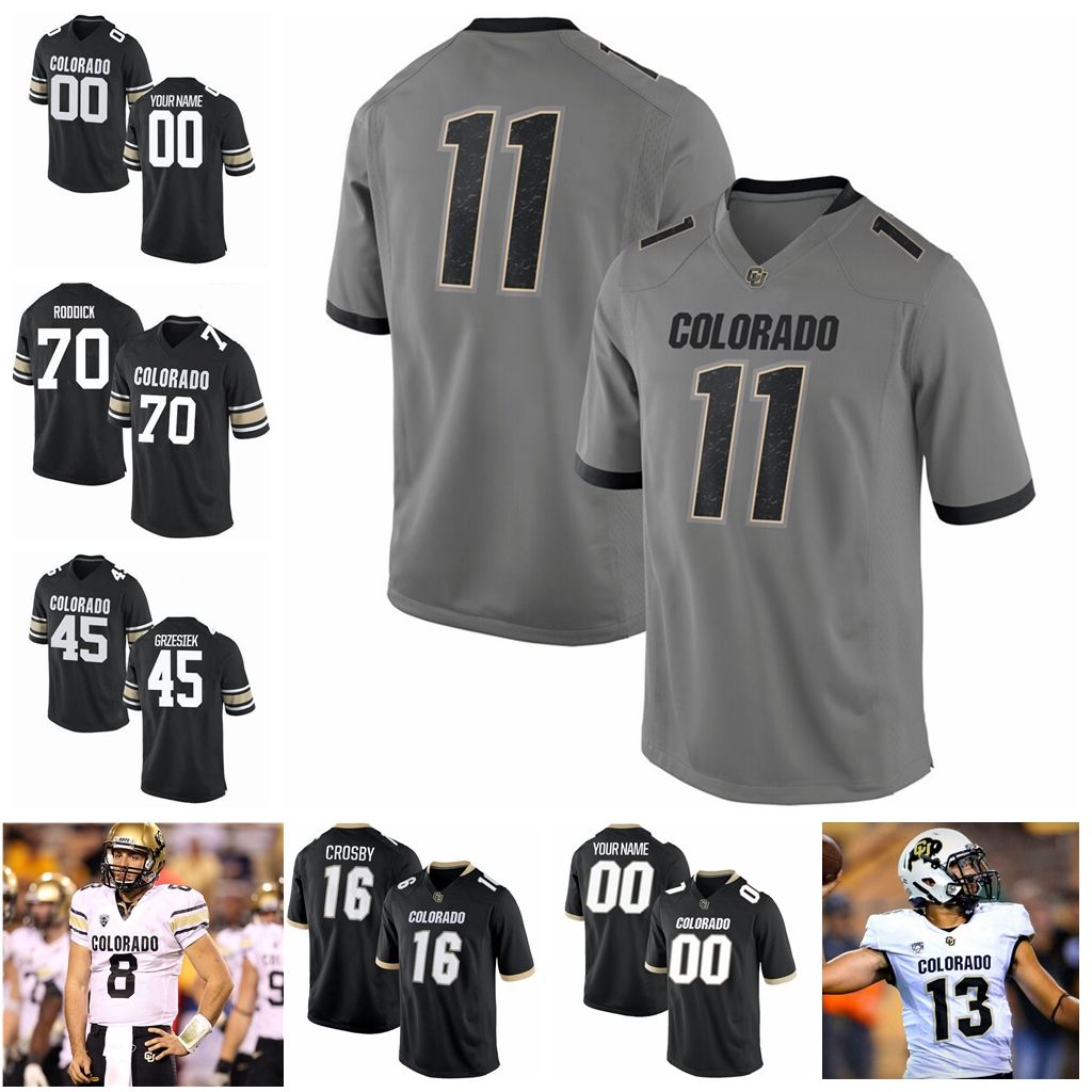 Custom Colorado Buffaloes College Football Jerseys Steven Montez Jersey