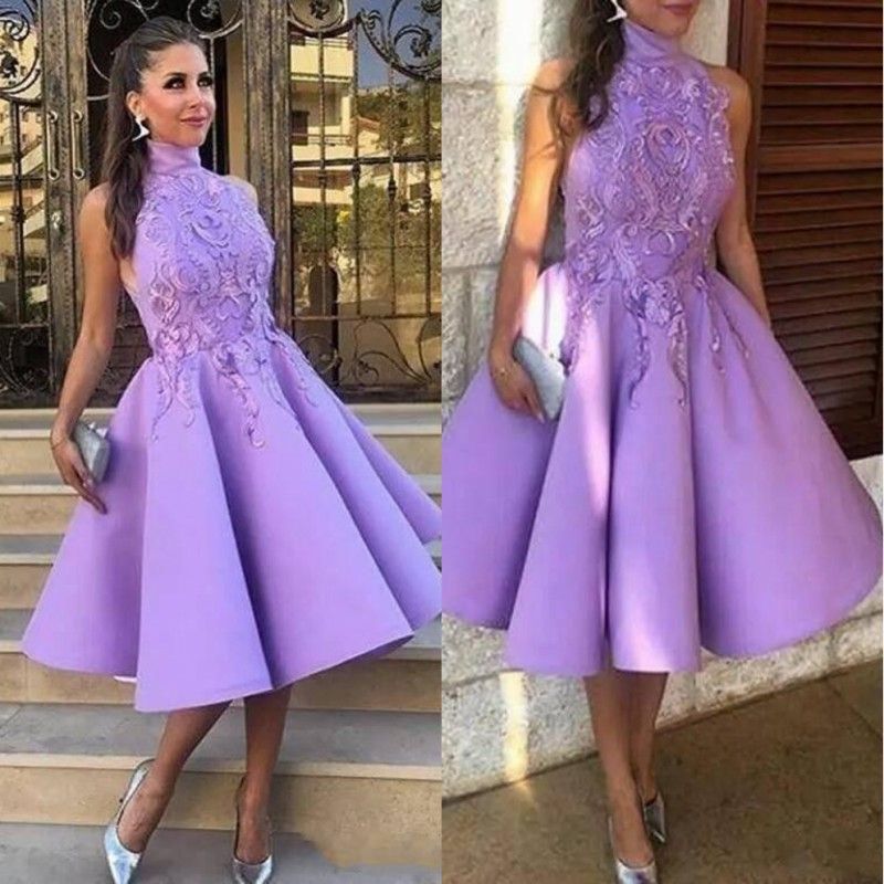 lavender party dress