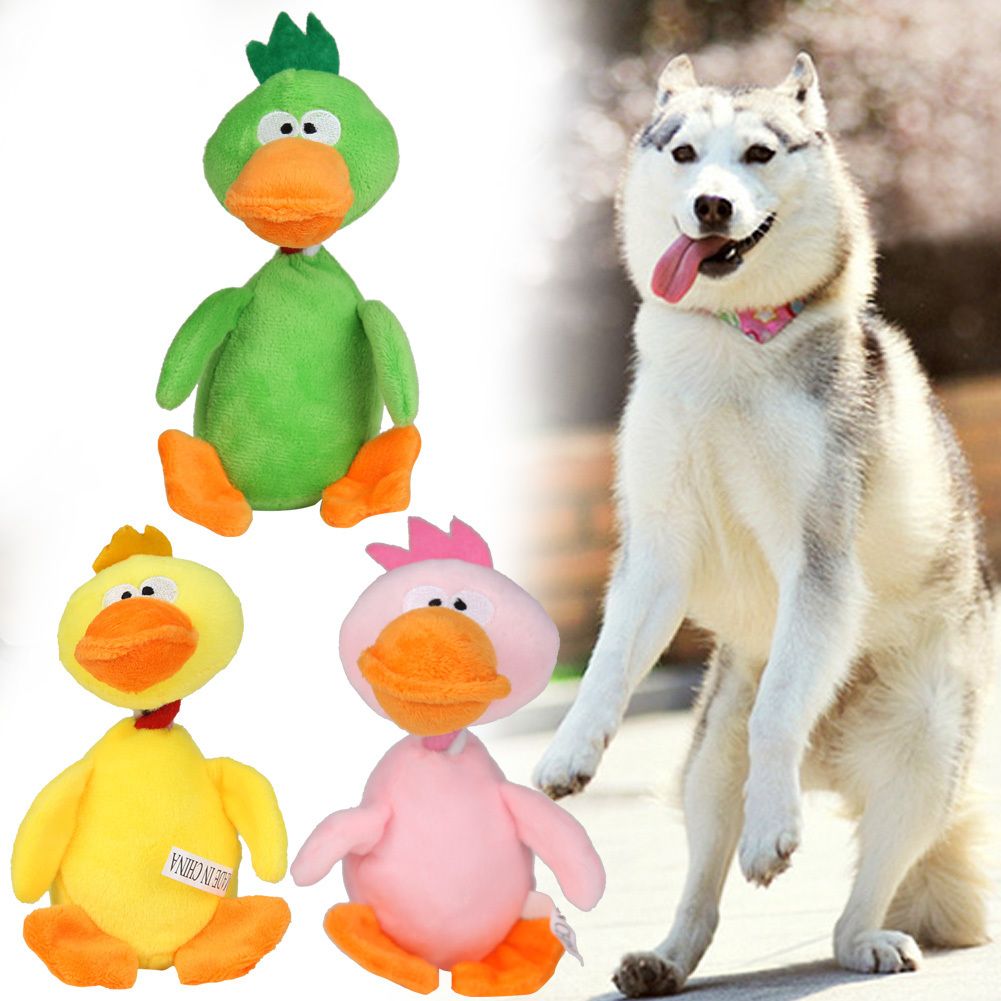 Compre Peluches Para Perros Juguetes Para Mascotas Pato Lindo Pet Squeaker Masticar Juguetes Para Perros Animales Gatos Jugando Juguete Productos Para Mascotas es A 1,73 € Del Hysean | DHgate.Com
