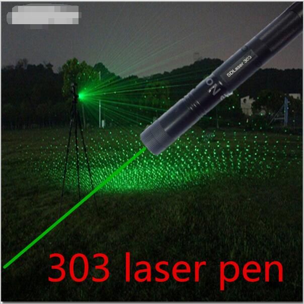 Green Laser Pointers Strong 100000m 532nm High Power Laser 303 Lazer Sd Burning 