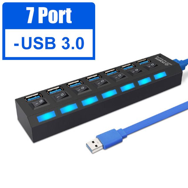 7 포트 USB3.0.