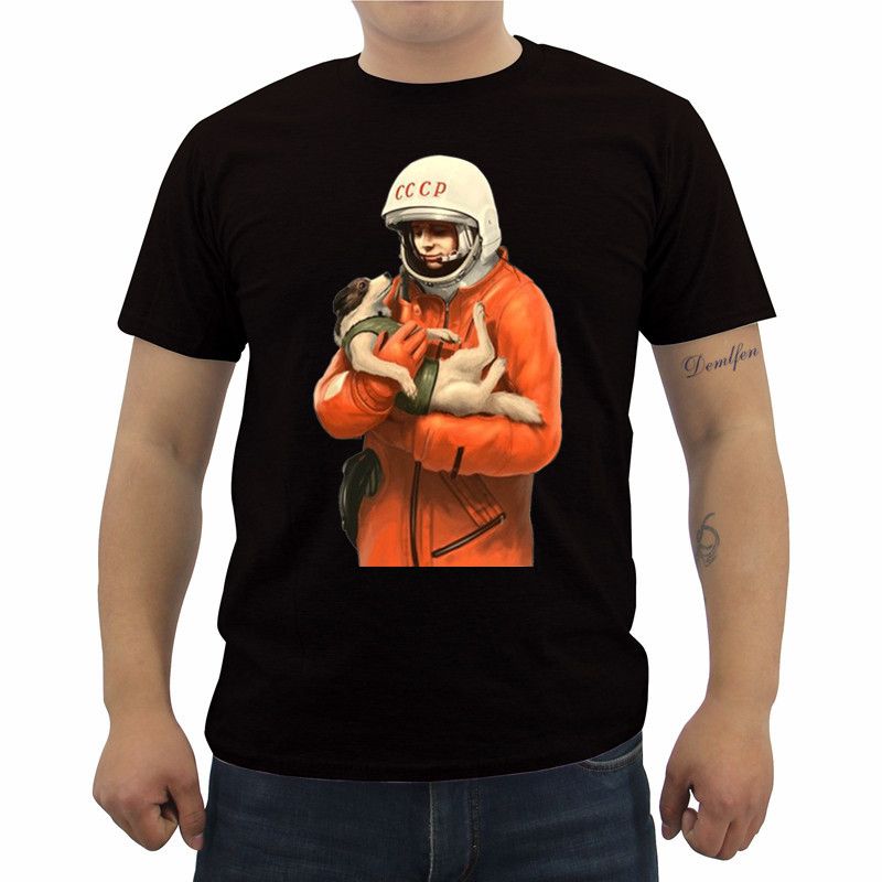 Compre Camisetas Rusas De Yuri Gagarin Hombres URSS Camiseta Con Estampado De Hombre De La Unión Soviética Moscú Rusia Camisetas Hombre Camisetas De Manga Corta Camisetas A 37,67 € Del Genguo | DHgate.Com