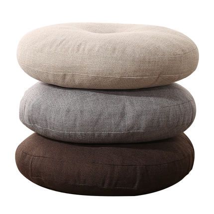 Linen Large Floor Cushions Meditation Cushion Japanese Futons
