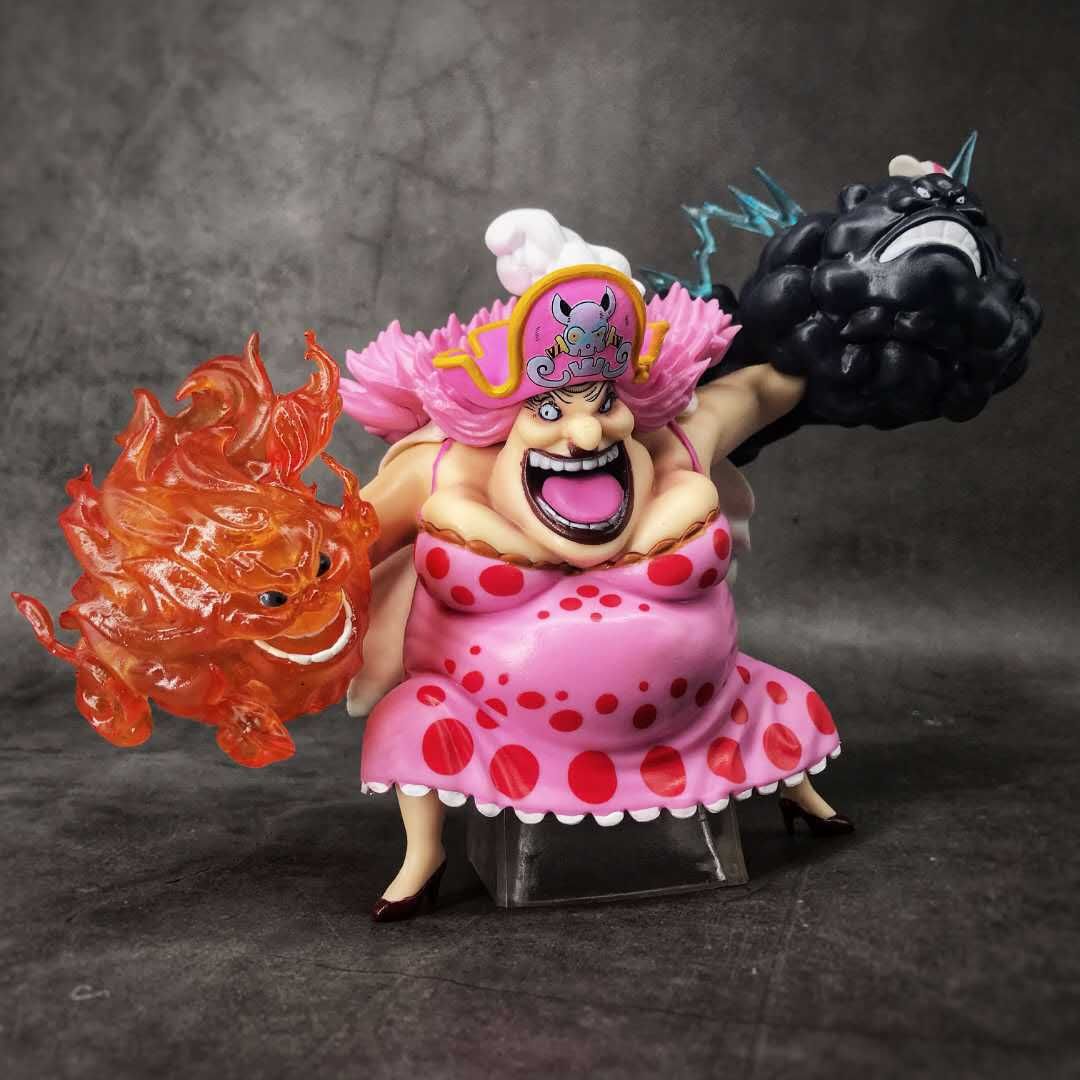 Compre Nueva Venta Caliente De Una Pieza Gk 4 Rey Grande Mama Regalo Piratas De Big Mama Charlotte Linlin Alma Alma Fruit 15 Cm De Pvc Para Los Ninos El Envio Libre