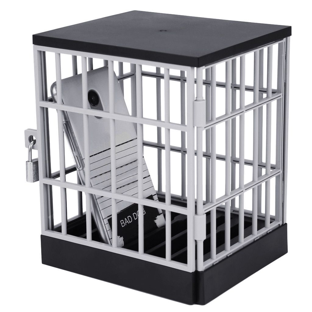 Mobile Phone Jail Cell Prison Lock Up Safe Smartphone Home Table Office
